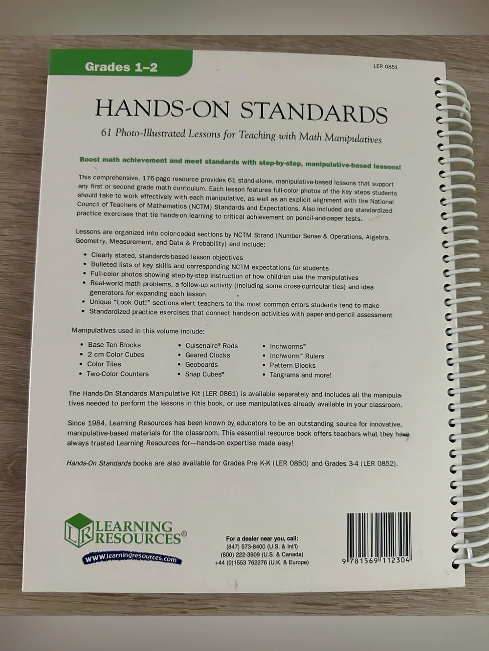 CLASSROOM/HOMESCHOOL Resource - Hands-On Standards Illustrated Lessons for Math